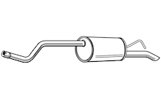 Zadní tlumič výfuku WALKER 24061