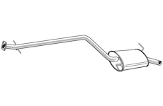Střední tlumič výfuku WALKER 24067