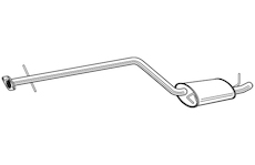 Střední tlumič výfuku WALKER 24072