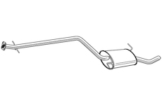 Střední tlumič výfuku WALKER 24074