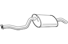 Zadní tlumič výfuku WALKER 24085