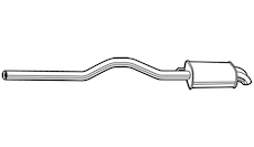 Zadní tlumič výfuku WALKER 24107