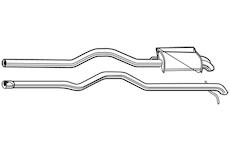 Zadní tlumič výfuku WALKER 24108