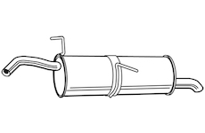 Zadní tlumič výfuku WALKER 24125
