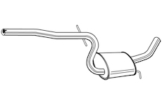 Zadní tlumič výfuku WALKER 24126