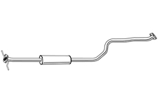 Střední tlumič výfuku WALKER 24132