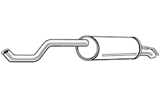 Zadní tlumič výfuku WALKER 24136