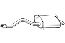 Zadní tlumič výfuku WALKER 24137