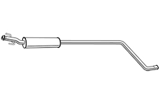 Střední tlumič výfuku WALKER 24138