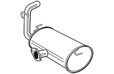 Zadní tlumič výfuku WALKER 24144
