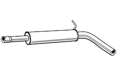 Střední tlumič výfuku WALKER 24145