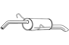 Zadní tlumič výfuku WALKER 24149