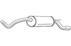 Zadní tlumič výfuku WALKER 24153