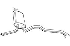 Zadní tlumič výfuku WALKER 24155