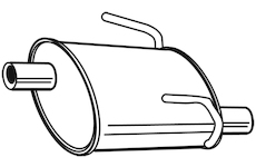 Zadní tlumič výfuku WALKER 24158
