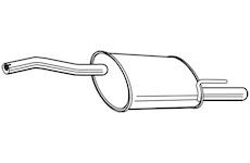 Zadní tlumič výfuku WALKER 24162