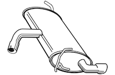 Zadní tlumič výfuku WALKER 24165