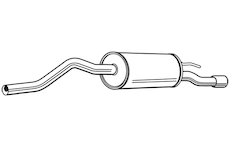 Zadní tlumič výfuku WALKER 24166