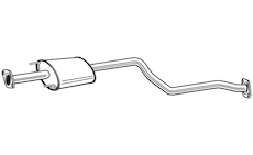 Střední tlumič výfuku WALKER 24175