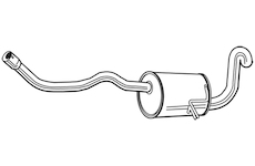 Zadní tlumič výfuku WALKER 24177