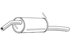 Zadní tlumič výfuku WALKER 24195