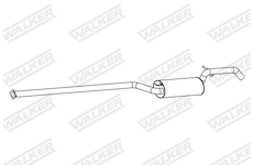 Zadni tlumic vyfuku WALKER 24342
