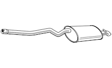 Zadní tlumič výfuku WALKER 25097