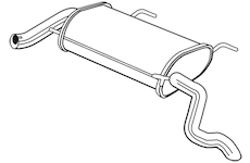 Zadní tlumič výfuku WALKER 25098