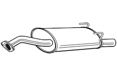 Zadní tlumič výfuku WALKER 25101