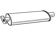 Střední tlumič výfuku WALKER 25103