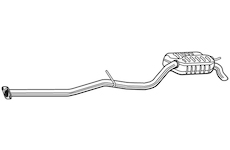 Zadní tlumič výfuku WALKER 25109