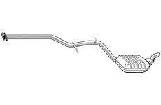 Zadní tlumič výfuku WALKER 25110