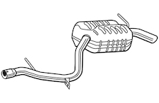 Zadní tlumič výfuku WALKER 25113