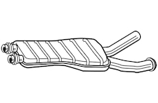 Střední tlumič výfuku WALKER 25114