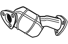 Přední katalyzátor WALKER 28517
