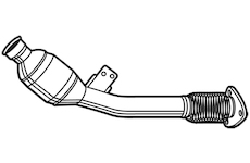 Přední katalyzátor WALKER 28558
