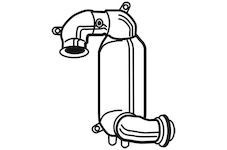 Přední katalyzátor WALKER 28627
