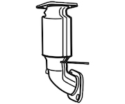 Přední katalyzátor WALKER 28645