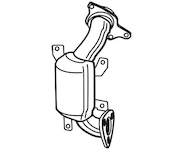 Přední katalyzátor WALKER 28652