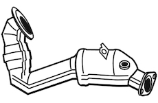 Přední katalyzátor WALKER 28708