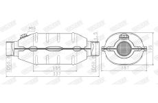 Katalyzator, univerzalni WALKER 66925