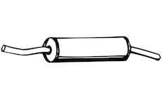 Zadní tlumič výfuku WALKER 70044