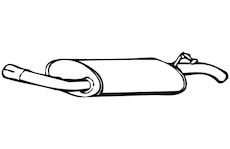 Zadní tlumič výfuku WALKER 70143