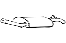 Zadní tlumič výfuku WALKER 70151