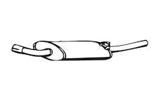 Zadní tlumič výfuku WALKER 70188