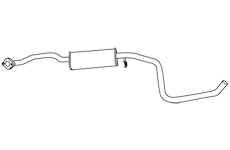 Střední tlumič výfuku WALKER 70200