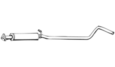 Střední tlumič výfuku WALKER 70306
