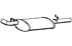 Zadní tlumič výfuku WALKER 70351