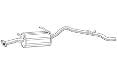 Zadní tlumič výfuku WALKER 70449