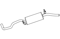 Zadní tlumič výfuku WALKER 70510